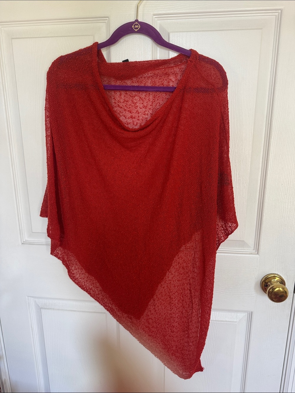 le chateau orange Knit Poncho